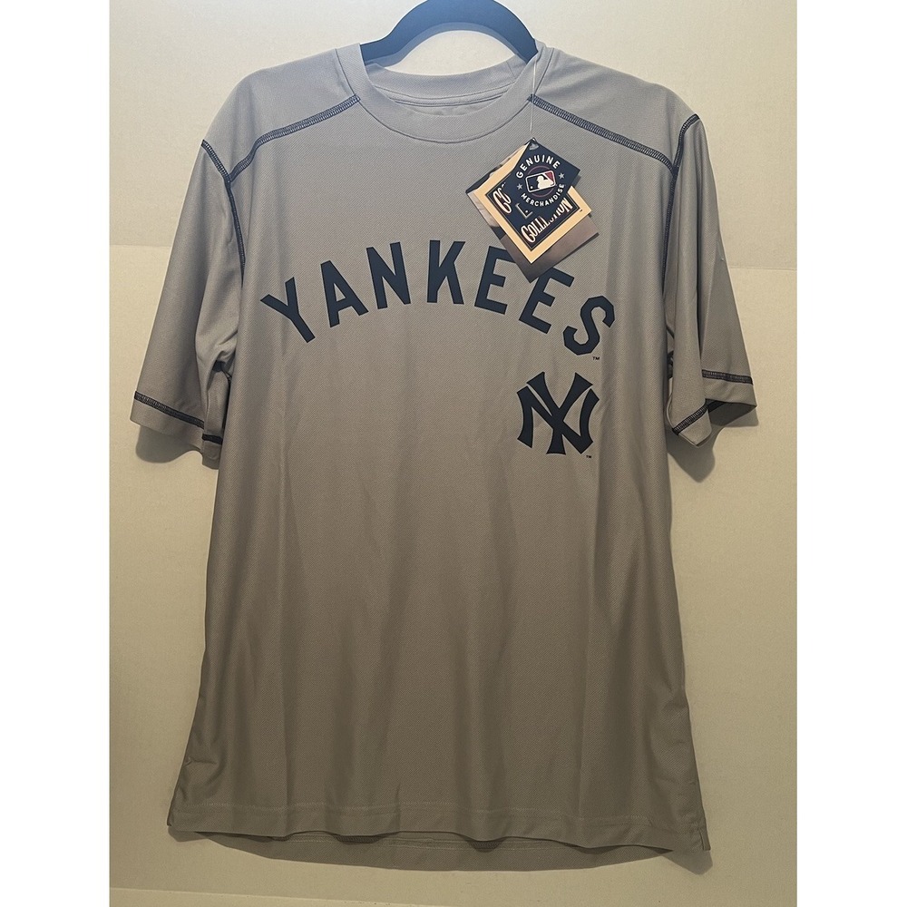 $45 STITCHES‎ MENS NEW YORK YANKEES COOPERSTOWN COLLECTION JERSEY TEE T-SHIRT  M